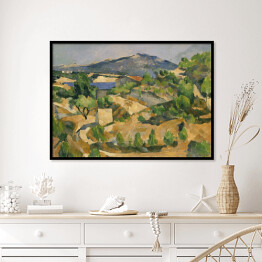 Plakat w ramie Paul Cezanne "Góry Prowansji" - reprodukcja