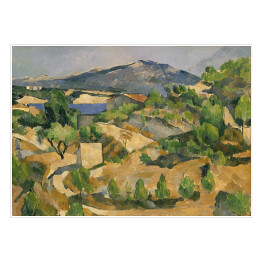 Plakat samoprzylepny Paul Cezanne "Góry Prowansji" - reprodukcja