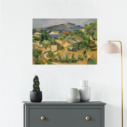 Plakat samoprzylepny Paul Cezanne "Góry Prowansji" - reprodukcja