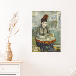 Plakat Vincent van Gogh Agostina Segatori Sitting in the Café du Tambourin. Reprodukcja