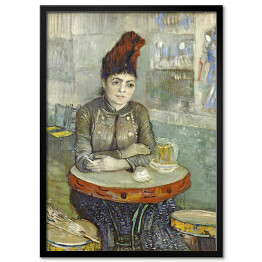Plakat w ramie Vincent van Gogh Agostina Segatori Sitting in the Café du Tambourin. Reprodukcja