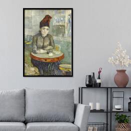Plakat w ramie Vincent van Gogh Agostina Segatori Sitting in the Café du Tambourin. Reprodukcja