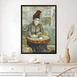 Obraz w ramie Vincent van Gogh Agostina Segatori Sitting in the Café du Tambourin. Reprodukcja
