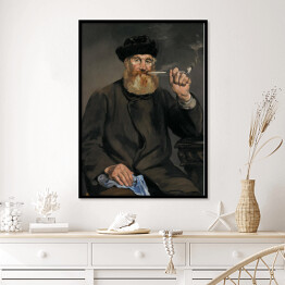 Plakat w ramie Edouard Manet "Palacz" - reprodukcja