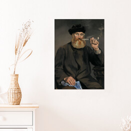 Plakat samoprzylepny Edouard Manet "Palacz" - reprodukcja