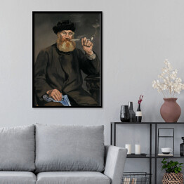 Plakat w ramie Edouard Manet "Palacz" - reprodukcja