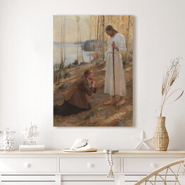 Obraz na płótnie Jezus i Maria Magdalena Albert Edelfelt Reprodukcja obrazu