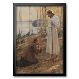 Obraz w ramie Jezus i Maria Magdalena Albert Edelfelt Reprodukcja obrazu