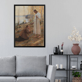 Obraz w ramie Jezus i Maria Magdalena Albert Edelfelt Reprodukcja obrazu