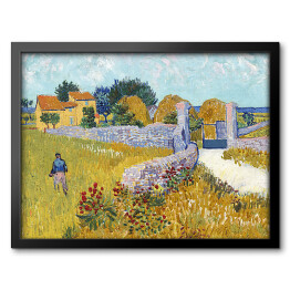 Obraz w ramie Vincent van Gogh Dom wiejski w Prowansji. Reprodukcja