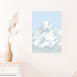 Plakat samoprzylepny Annapurna - szczyty górskie