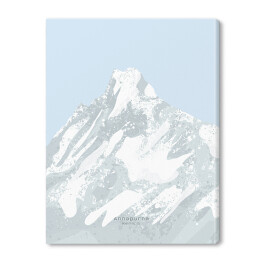 Obraz na płótnie Annapurna - szczyty górskie