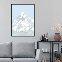 Plakat w ramie Annapurna - szczyty górskie
