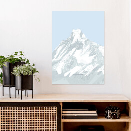 Plakat samoprzylepny Annapurna - szczyty górskie