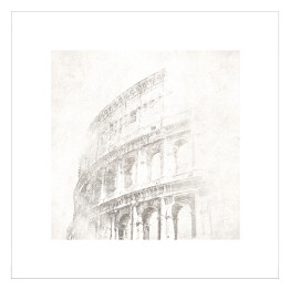 Plakat samoprzylepny Koloseum - ilustracja
