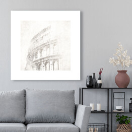 Obraz na płótnie Koloseum - ilustracja