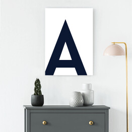 Obraz na płótnie Litera A - alfabet