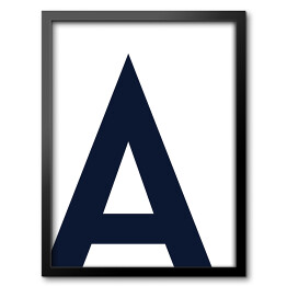 Obraz w ramie Litera A - alfabet