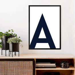 Obraz w ramie Litera A - alfabet