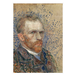 Plakat samoprzylepny Vincent van Gogh "Autoportret". Reprodukcja obrazu