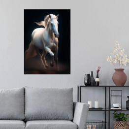 Plakat samoprzylepny Koń w galopie