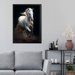 Obraz w ramie Koń w galopie