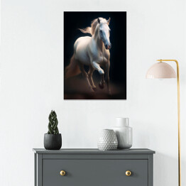 Plakat samoprzylepny Koń w galopie