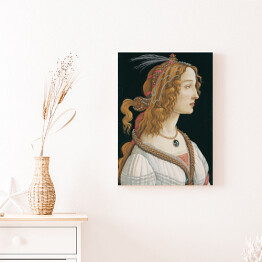 Obraz na płótnie Sandro Botticelli Portret kobiety. Reprodukcja