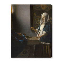 Jan Vermeer "Ważąca perły" - reprodukcja