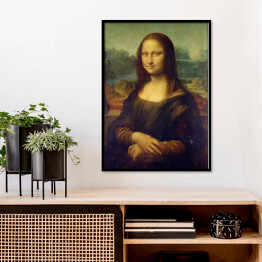 Plakat w ramie Leonardo da Vinci "Mona Lisa" - reprodukcja