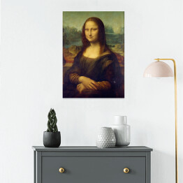 Plakat samoprzylepny Leonardo da Vinci "Mona Lisa" - reprodukcja