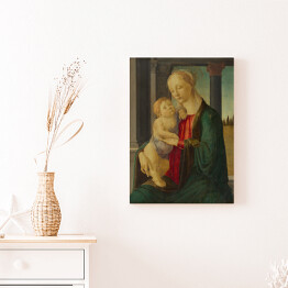 Obraz na płótnie Sandro Botticelli Madonna z dzieciątkiem. Reprodukcja