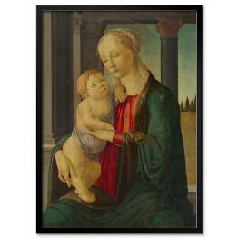 Plakat w ramie Sandro Botticelli Madonna z dzieciątkiem. Reprodukcja