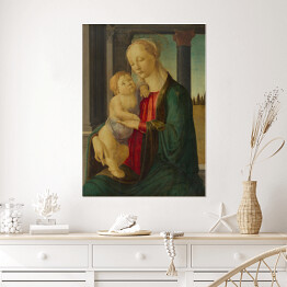 Plakat Sandro Botticelli Madonna z dzieciątkiem. Reprodukcja