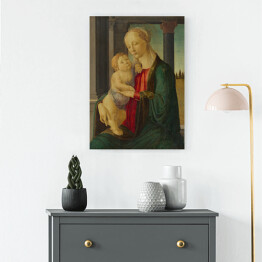 Obraz klasyczny Sandro Botticelli Madonna z dzieciątkiem. Reprodukcja
