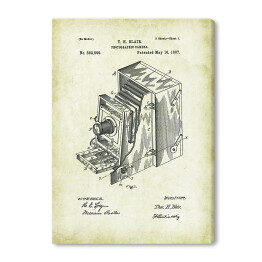 Obraz na płótnie T. H. Blair - patenty na rycinach vintage