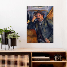 Plakat Paul Cezanne "Samotny palacz" - reprodukcja