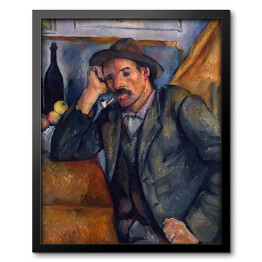 Obraz w ramie Paul Cezanne "Samotny palacz" - reprodukcja