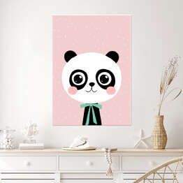 Plakat samoprzylepny Zwierzaczki - panda