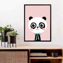 Obraz w ramie Zwierzaczki - panda
