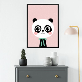 Obraz w ramie Zwierzaczki - panda