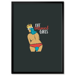 Obraz klasyczny Queen - "Fat bottomed girls" - ilustracja