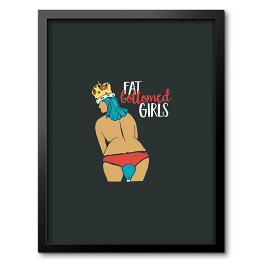 Obraz w ramie Queen - "Fat bottomed girls" - ilustracja