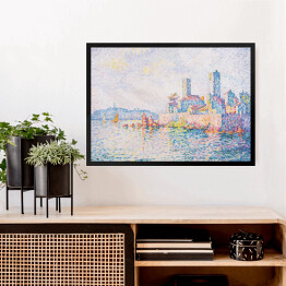 Obraz w ramie Paul Signac "Antibes the towers"