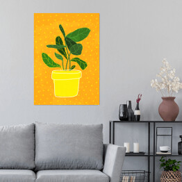 Plakat samoprzylepny Cytryna - drzewo cytrynowe