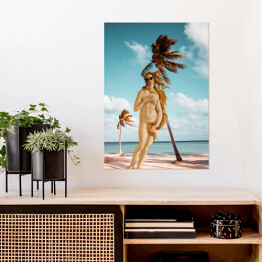 Plakat samoprzylepny Wenus na plaży