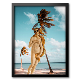 Obraz w ramie Wenus na plaży