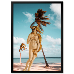 Plakat w ramie Wenus na plaży
