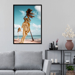 Plakat w ramie Wenus na plaży