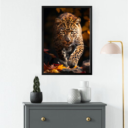 Obraz w ramie Leopard - zdjęcia zwierząt